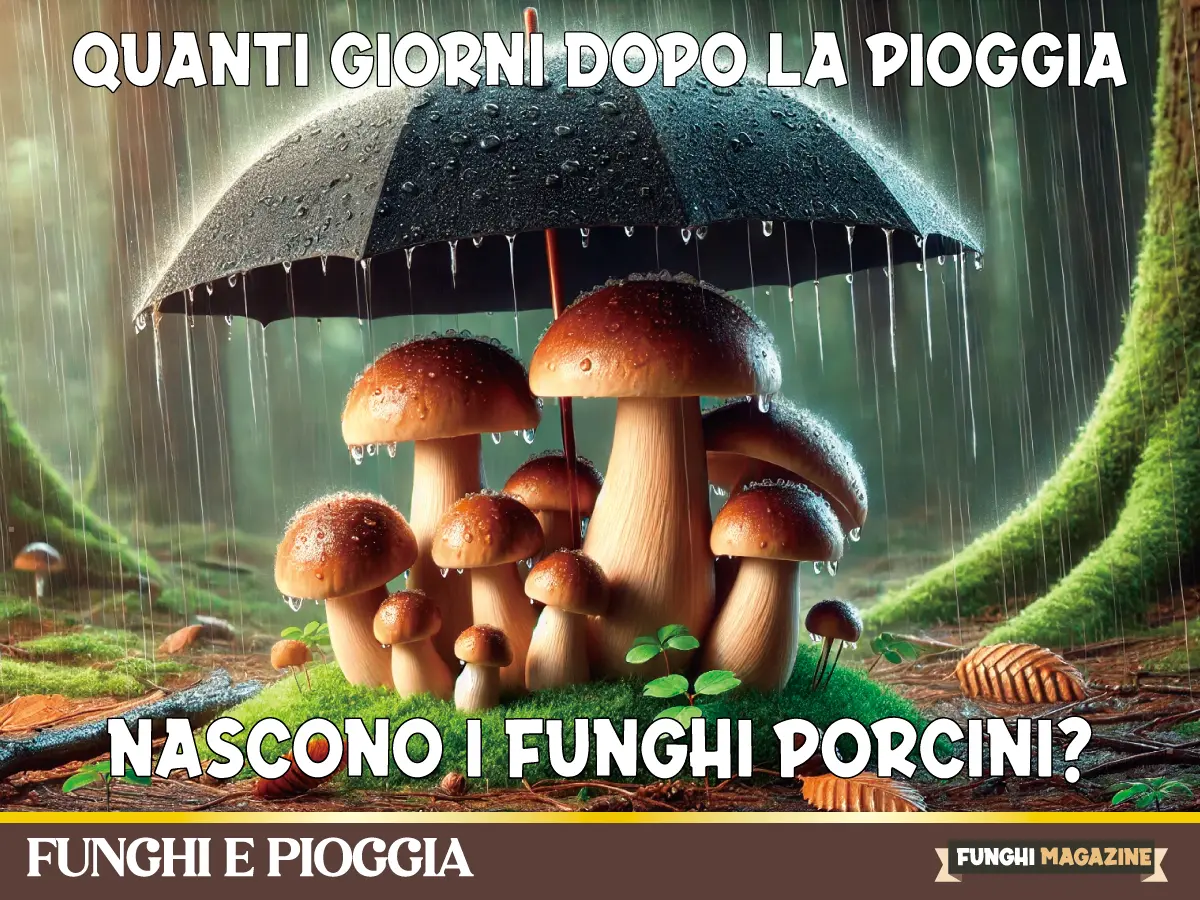 Quanti giorni dopo la pioggia nascono i funghi Porcini?